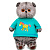 Мягкая игрушка Кот Басик в лонгсливе с лошадкой Budi Basa Ks25-295